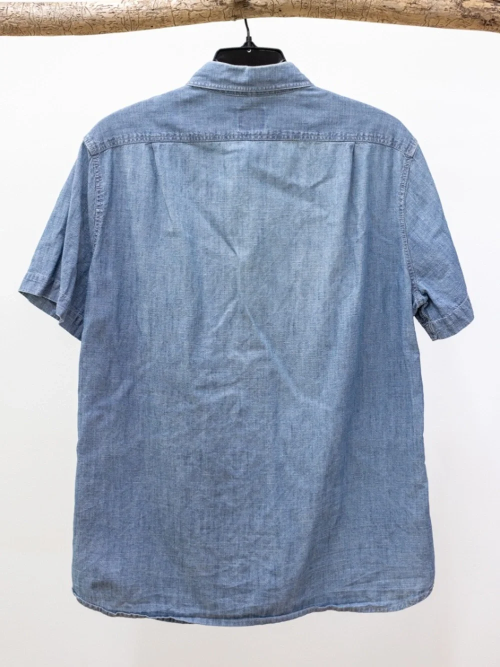 J Crew Short Sleeve Chambray Shirt Small